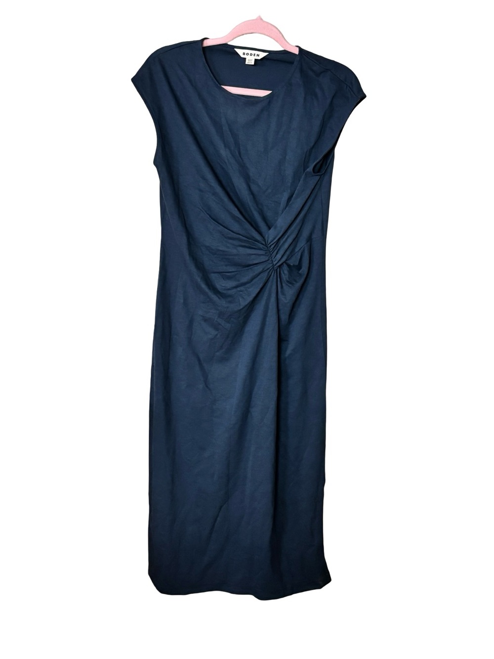 Boden Delilah Twisted Midi Dress - Picture 2 of 7